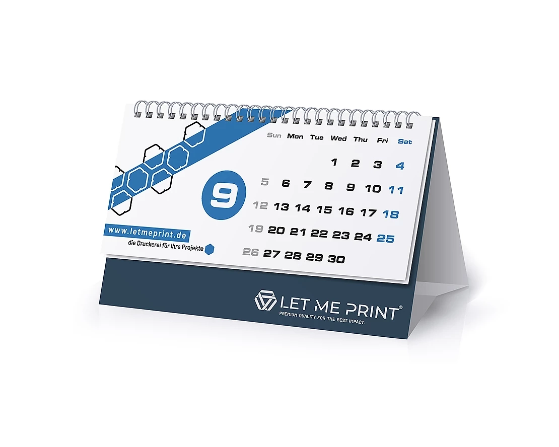 Tischkalender Drucken Und Individuell Gestalten Letmeprint