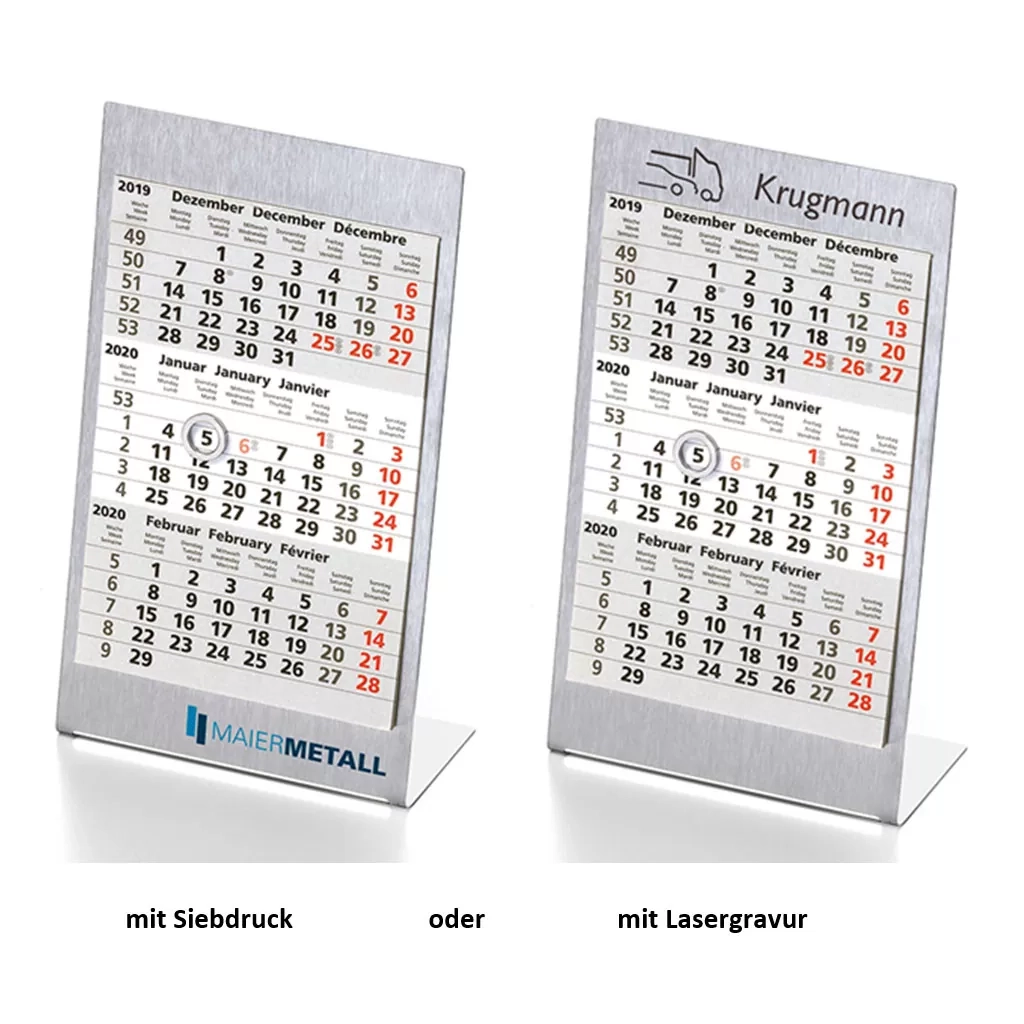 Tischkalender MIT Datum