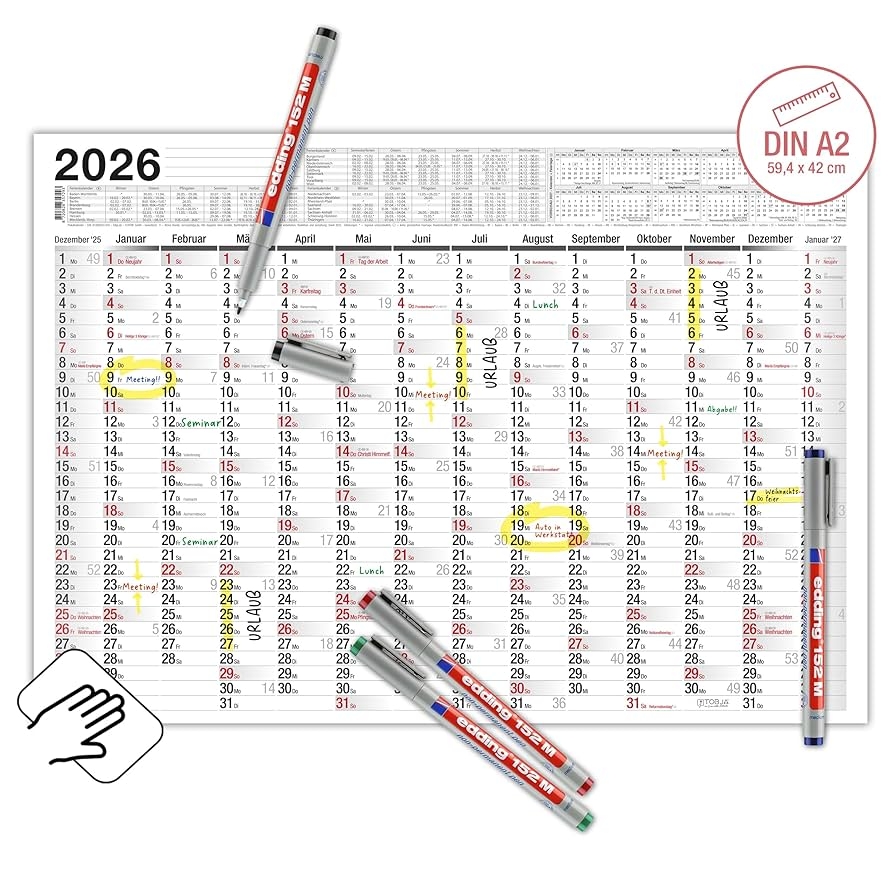 Kalender 2026 NRW Excel