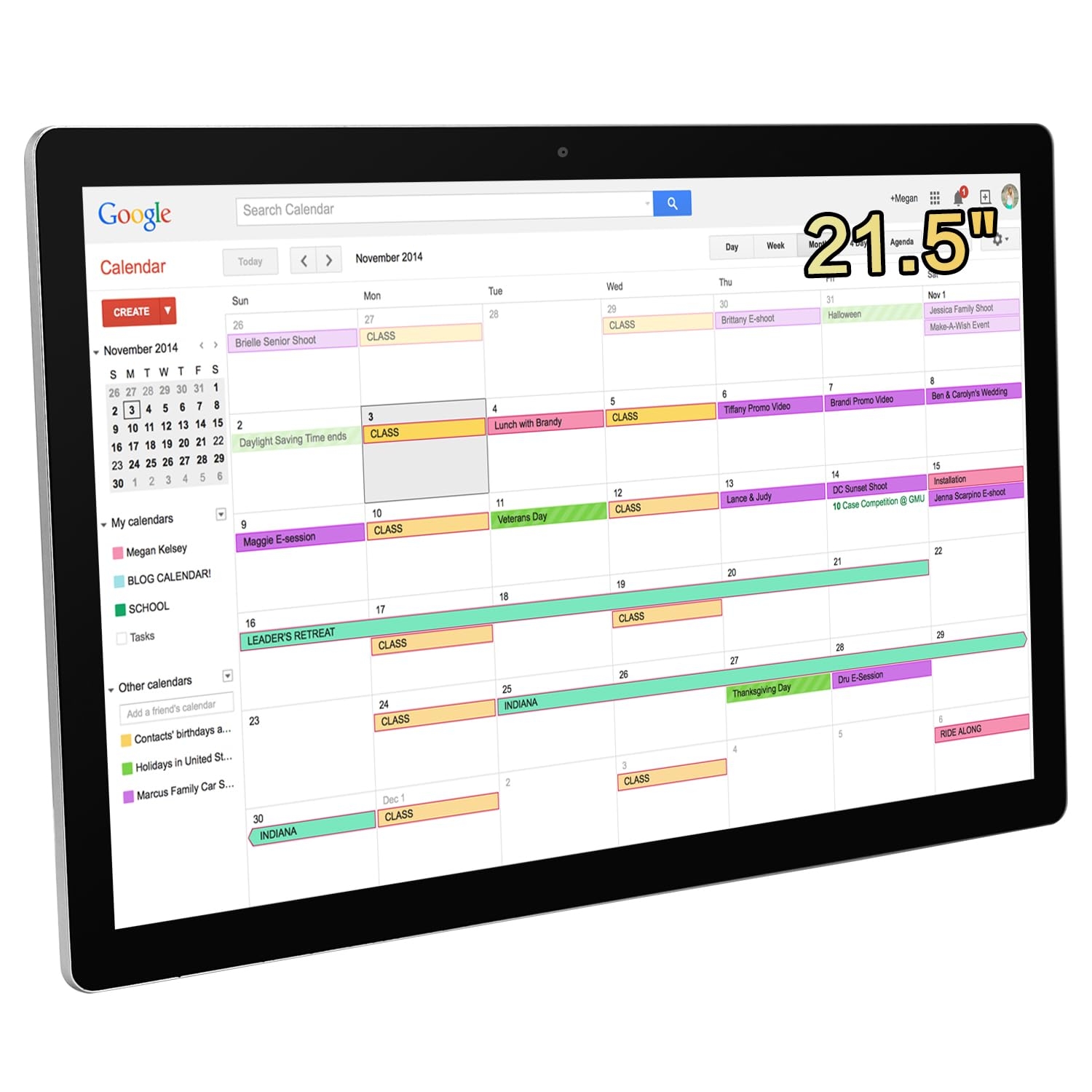 Digital E Wandkalender