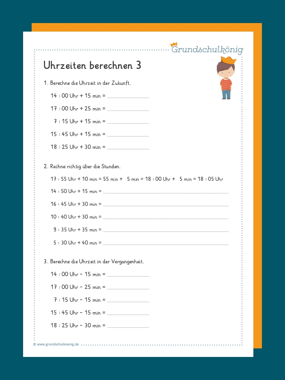 Uhrzeit Lernen Zeitangaben