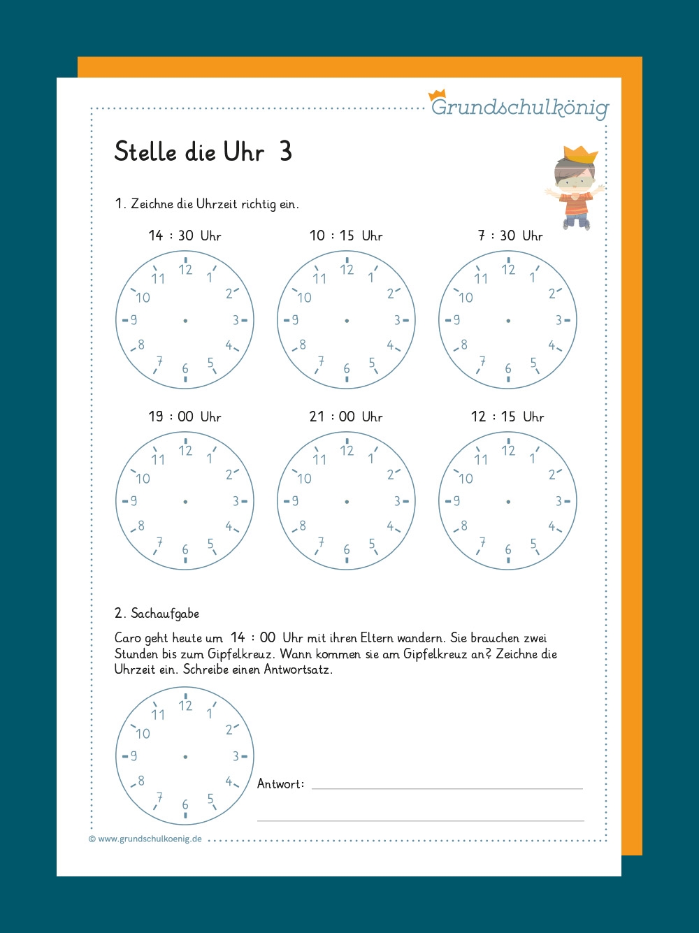 Uhrzeit Lernen Zeitangaben