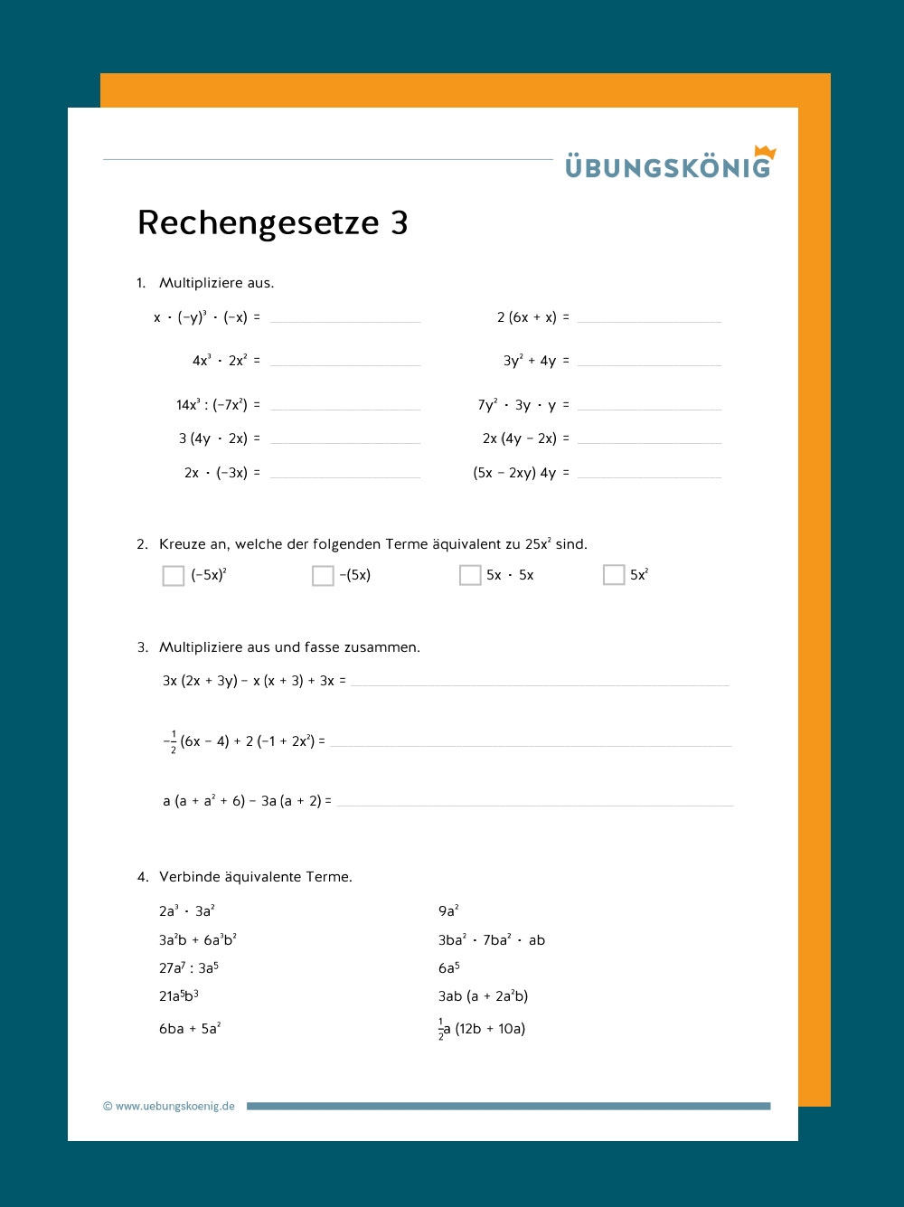 Mathe Klasse 7 Übungsblätter Kostenlos