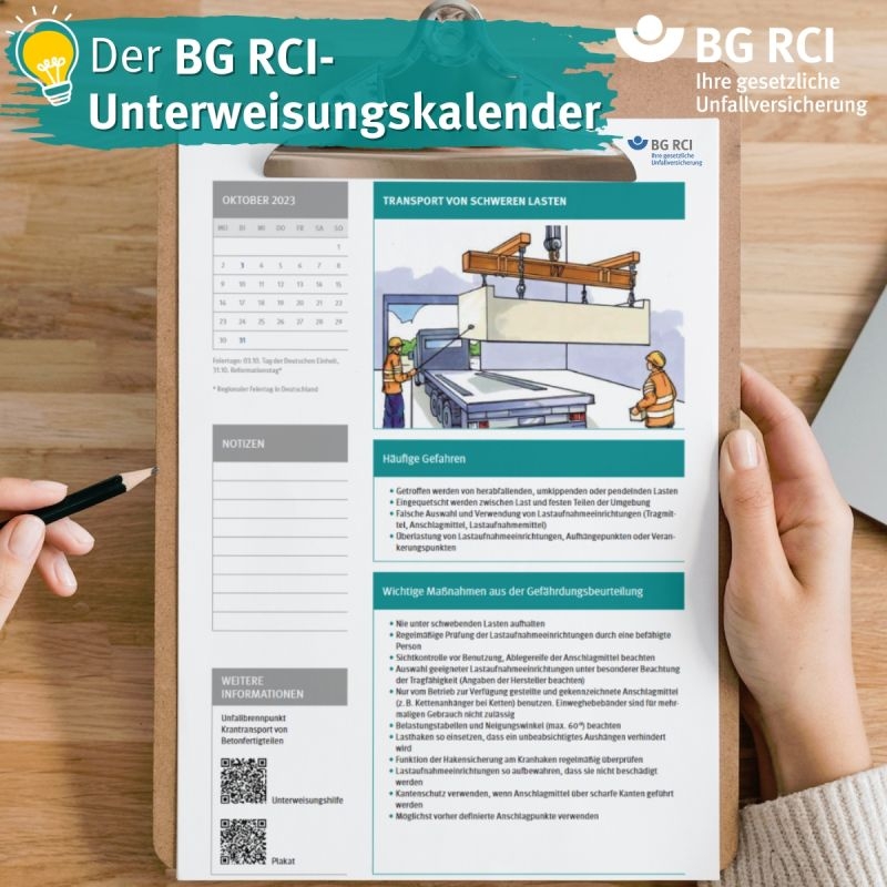 BG RCI Wandkalender