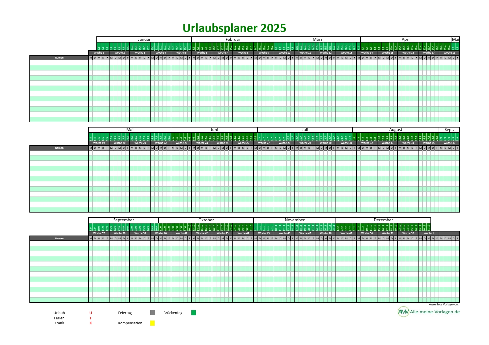 Urlaubsplaner 2025 Kostenlose Vorlage F r Excel Alle meine Vorlagen de Urlaubsplaner 2025 Kostenlose Vorlage F r Excel Alle meine Vorlagen de