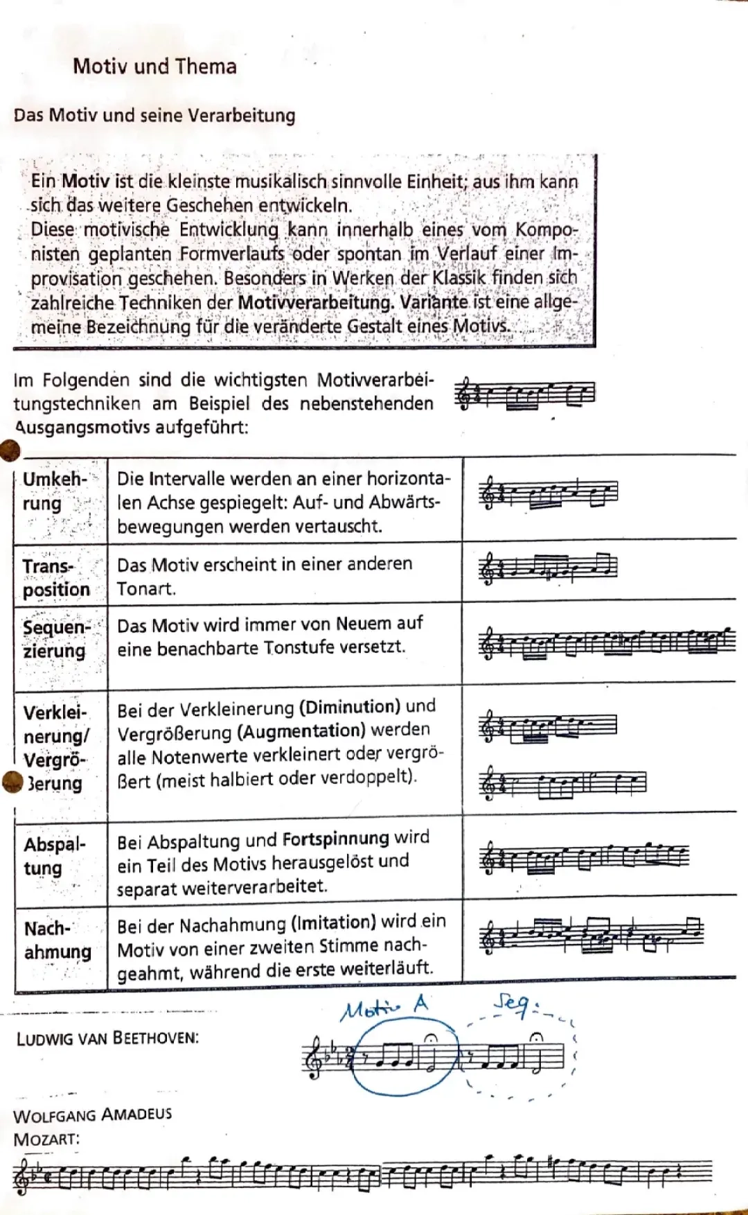 Variation Musik Arbeitsblatt Spa ige bungen Und Beispiele F r Klasse 6 Und 7 Musik Knowunity