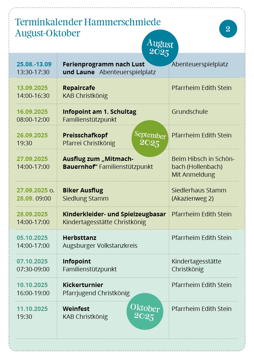 Veranstaltungen Und Berichte ARGE Hammerschmiede E V 