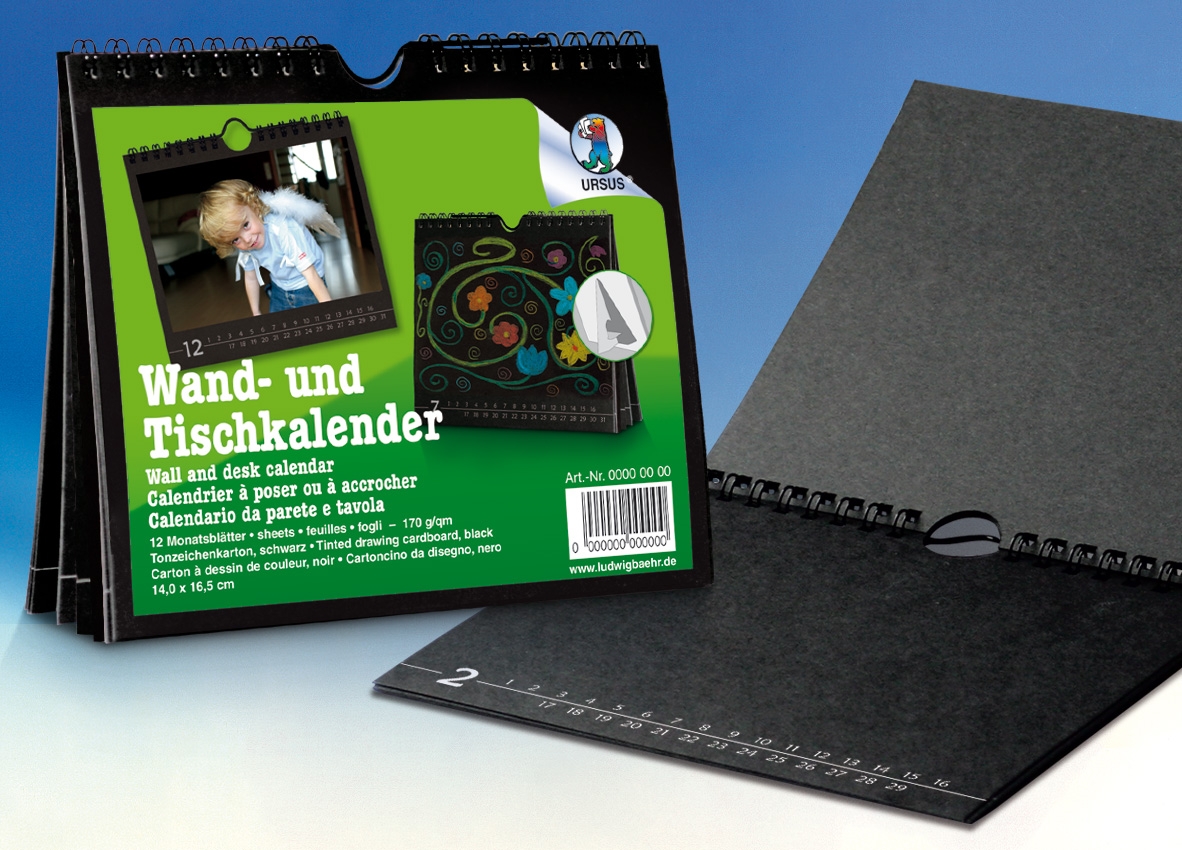 Wand Und Tischkalender Schwarz Fiba Schul Und B robedarf AG Fiba Schul Und B robedarf AG