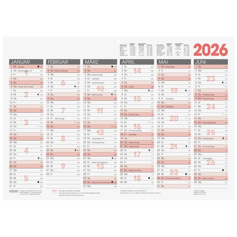 Wandkalender 2025 Online Kaufen Gro e Auswahl Bei BRUNNEN