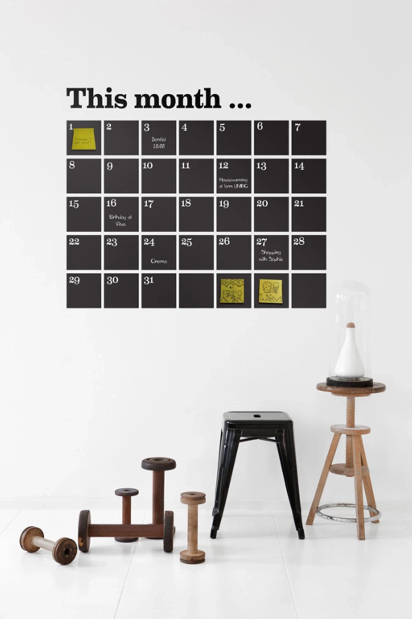 Wandtattoo Kalender Von Ferm Living SCH NER WOHNEN 