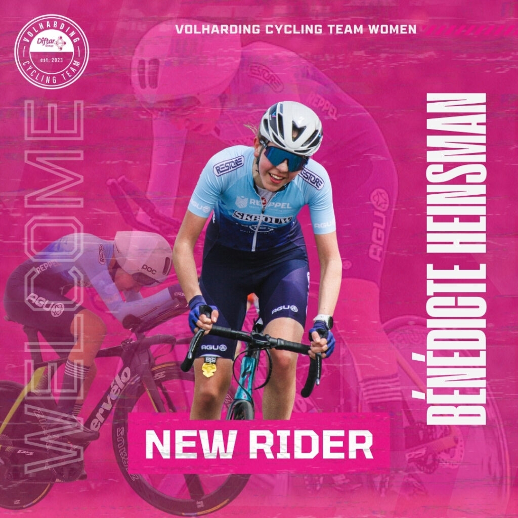 Welcome To The Team B n dicte Heinsman Volharding Cycling Team