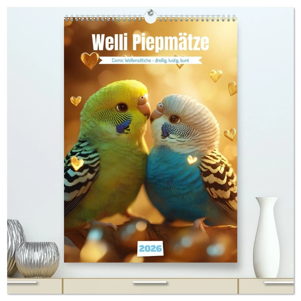 Wandkalender Quadratisch Weiß