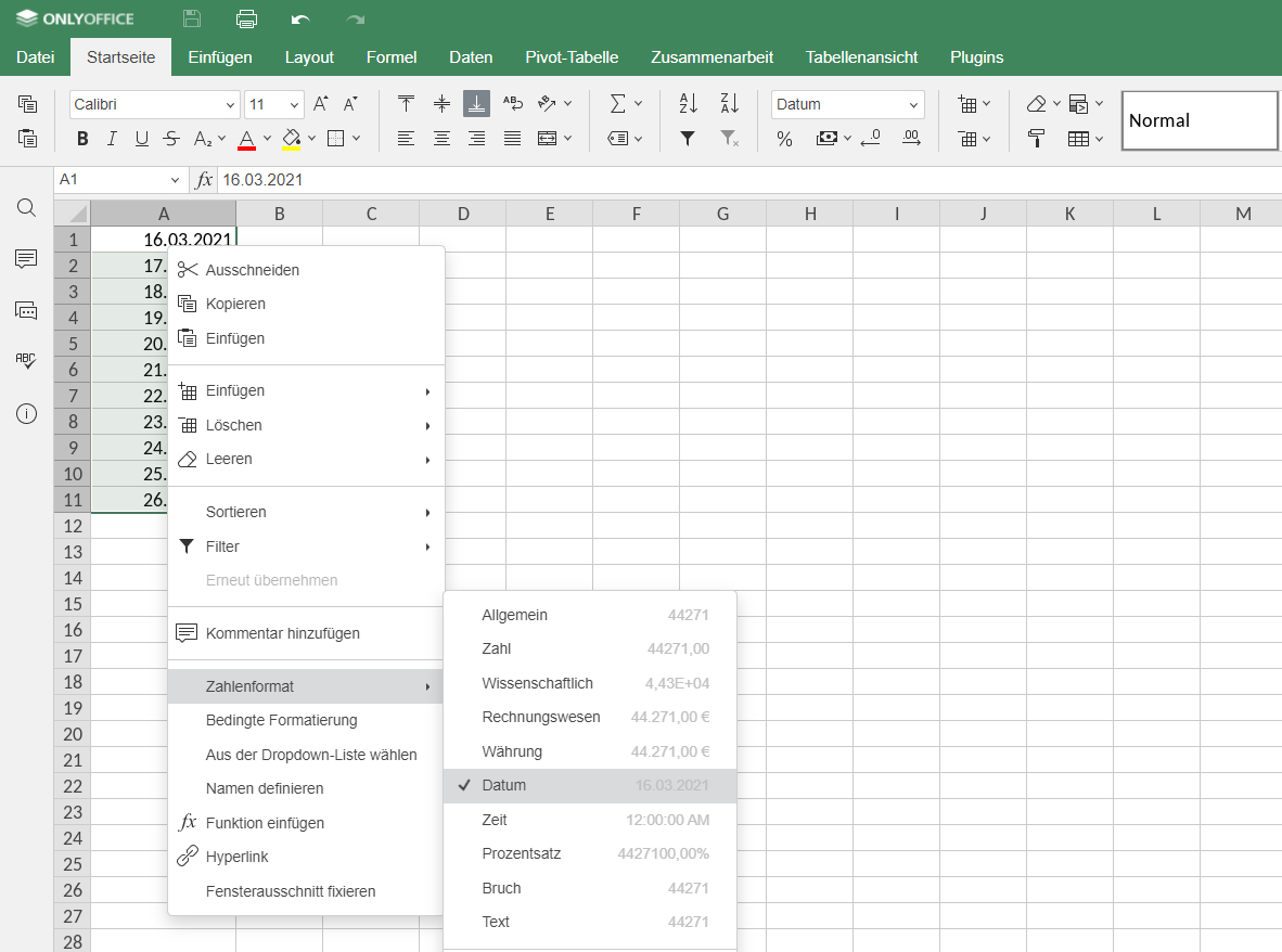 Wie Kann Man Excel Kalender Erstellen ONLYOFFICE Blog