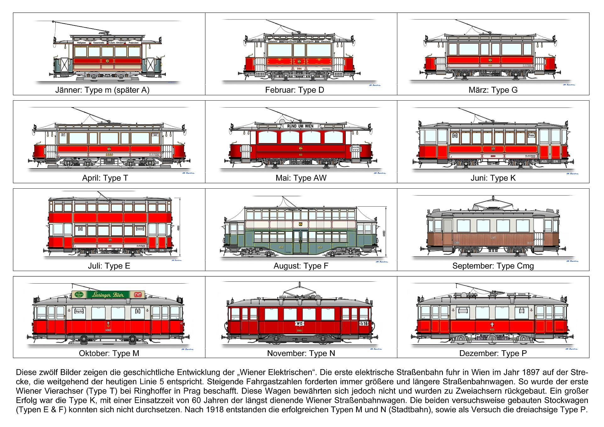 Wiener Tramwaykalender 2022 WTM Sonderfahrten Mit Historischen Stra enbahnen