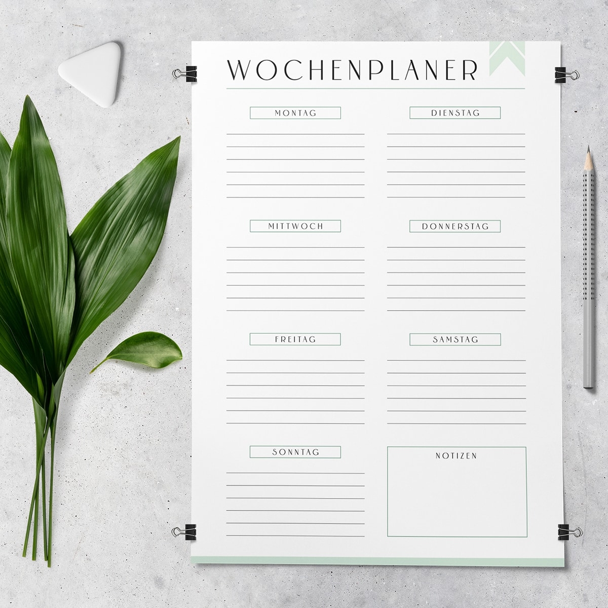 Wochenplan Vordruck Kostenlos Ausdrucken