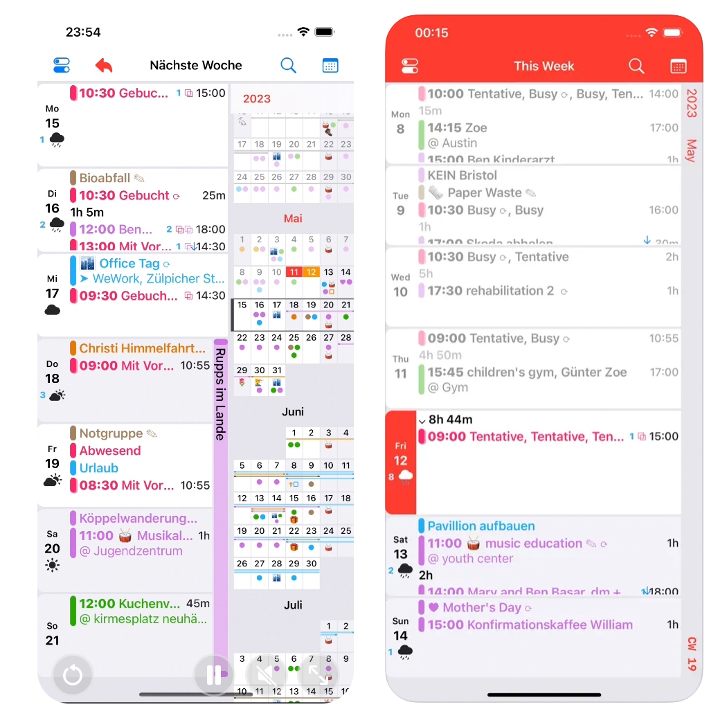 Kalender App MIT Kalenderwoche