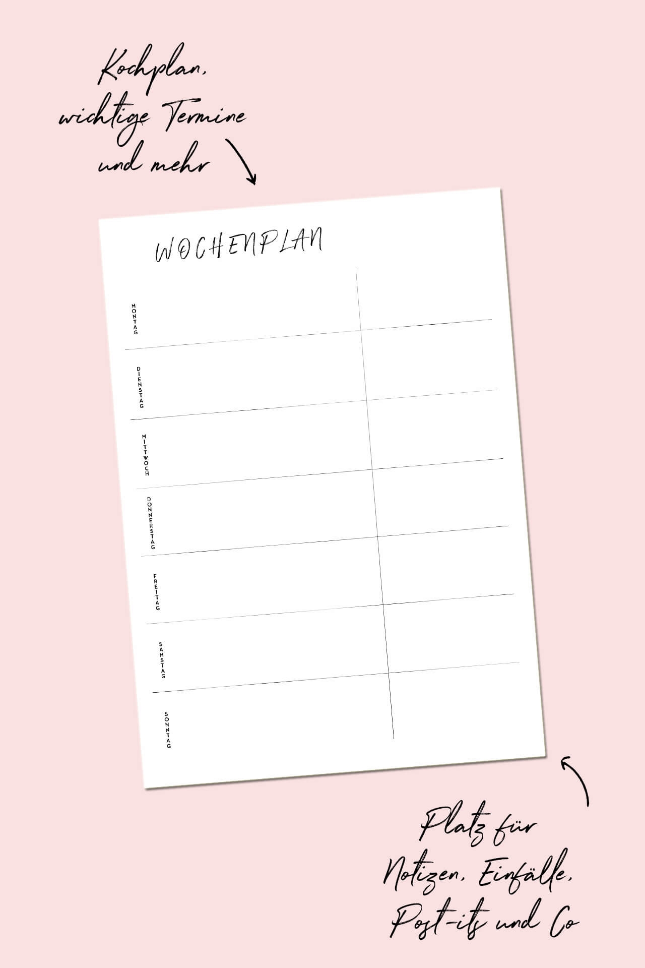 Wochenplan Zum Ausdrucken Kostenlos Wochenplan Zum Ausdrucken Kostenlos
