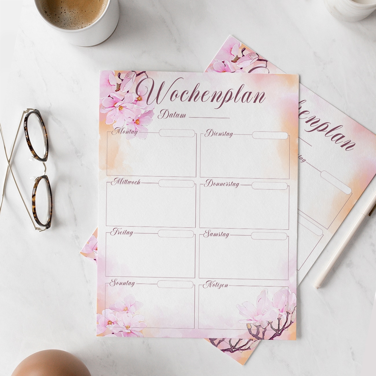 Wochenplaner Zum Ausdrucken Kostenlos