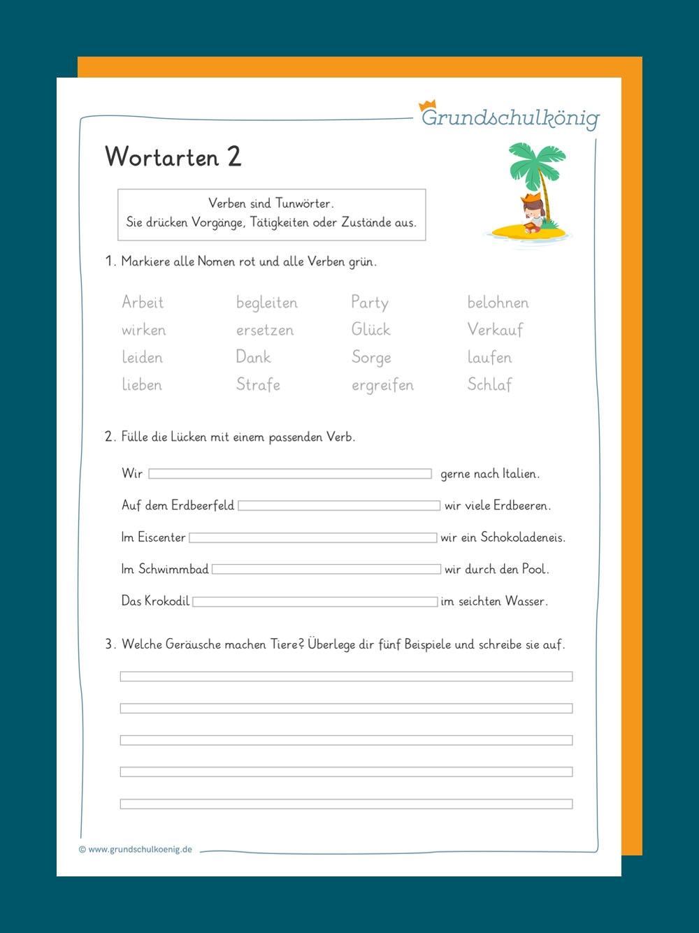 Wortarten Deutsch 3 Klasse Wortarten Deutsch 3 Klasse