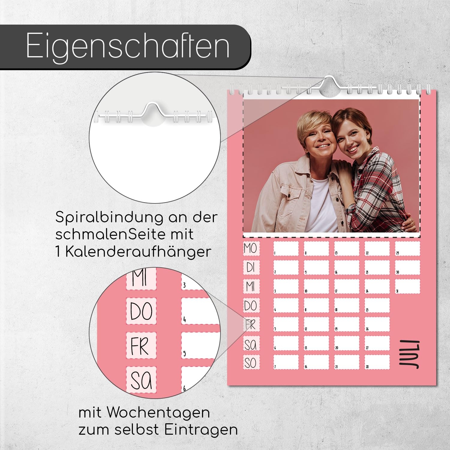 Younikat Bastelkalender Undatiert Zum Selbstgestalten I DIN A4 I DIY I Ohne Jahr I Kreativ Kalender Fotokalender Geburtstagskalender I Zum Selbst Gestalten I Basteln Und Verschenken I Dv180 Amazon de B robedarf Schreibwaren