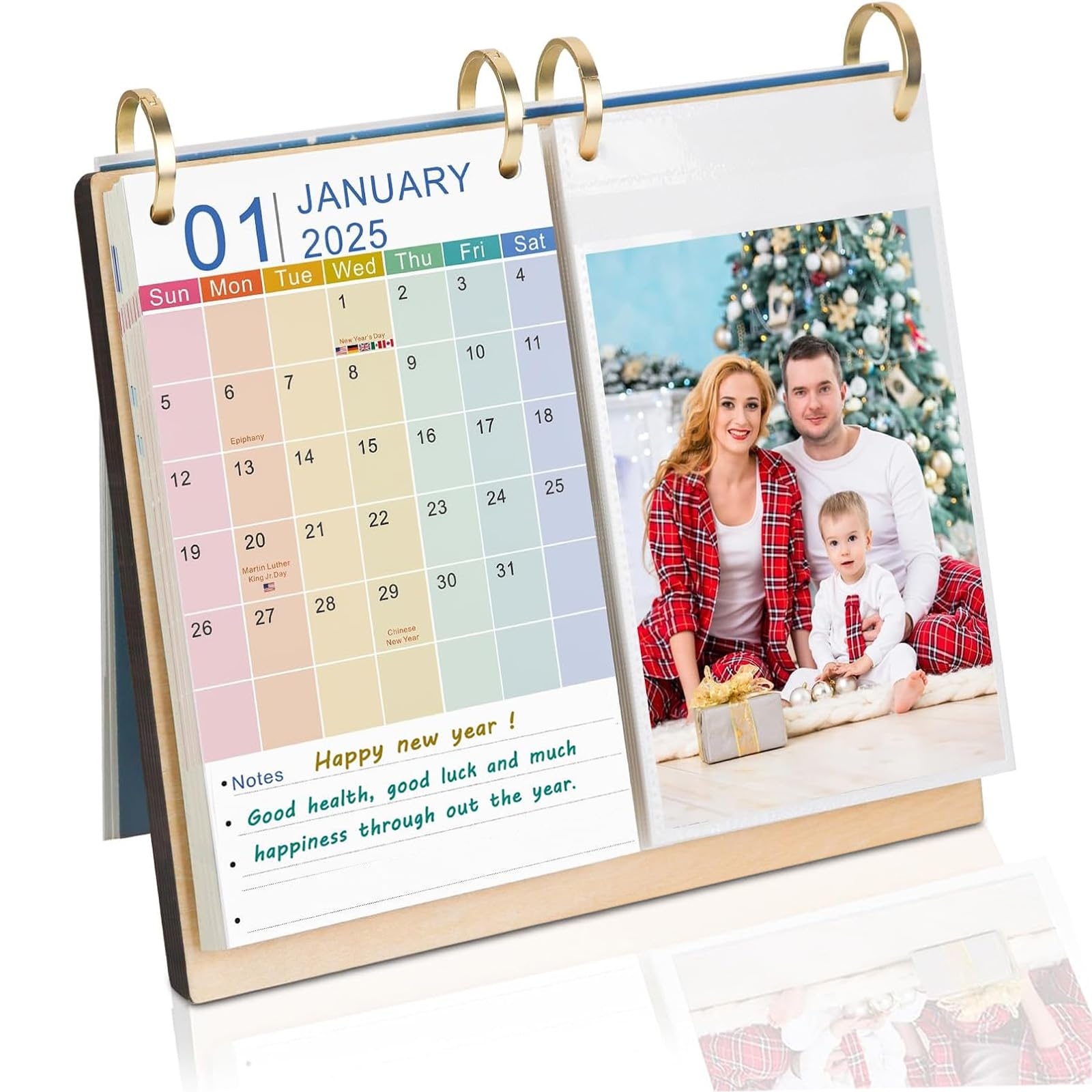 ZEEYUAN Fotokalender 2025 2026 Tischkalender F r Eigene Fotos 10x15 Zum Einstecken Kalender Zum Selber Gestalten Amazon de B robedarf Schreibwaren